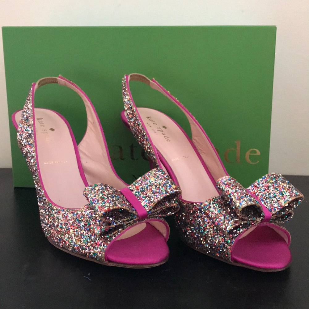 NWB Kate Spade New York Charm Slingback Heels 8M